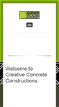 Mobile Screenshot of creativeconcreteconstructions.com.au